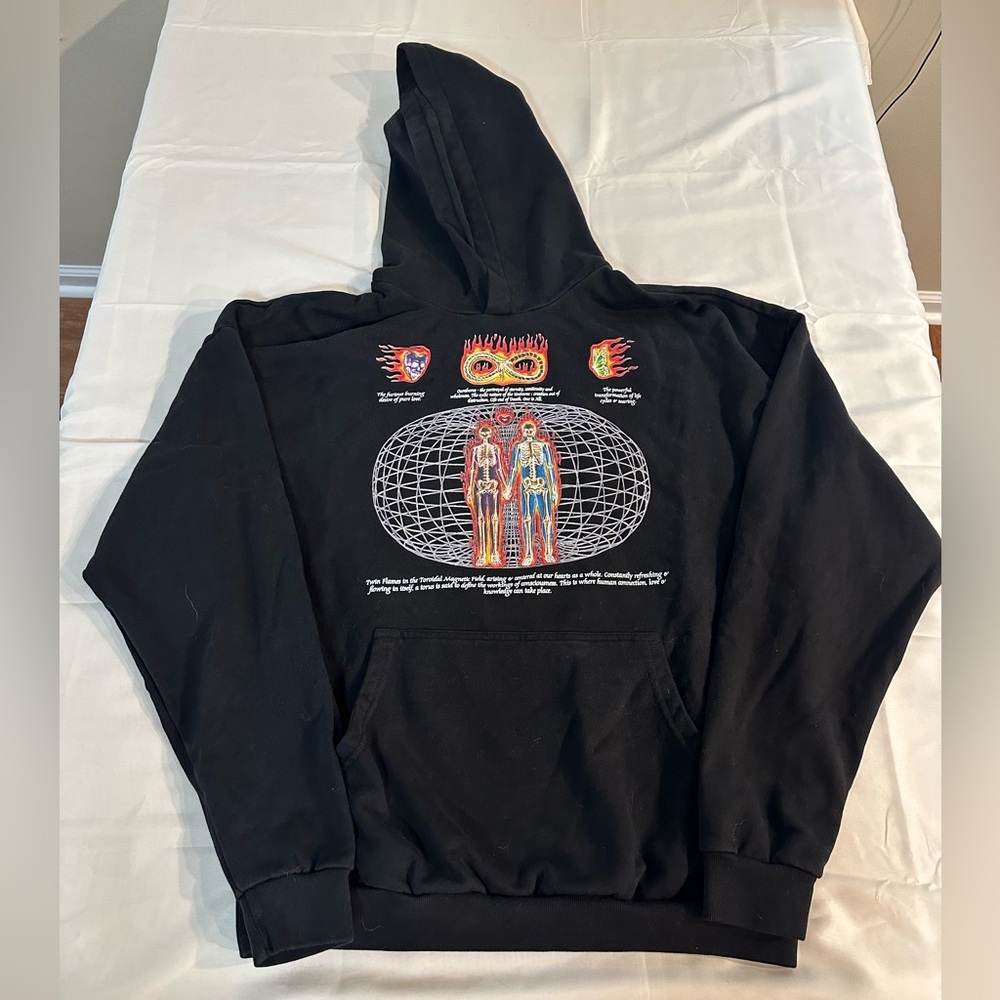 MBM black pursuit of love hoodie size small